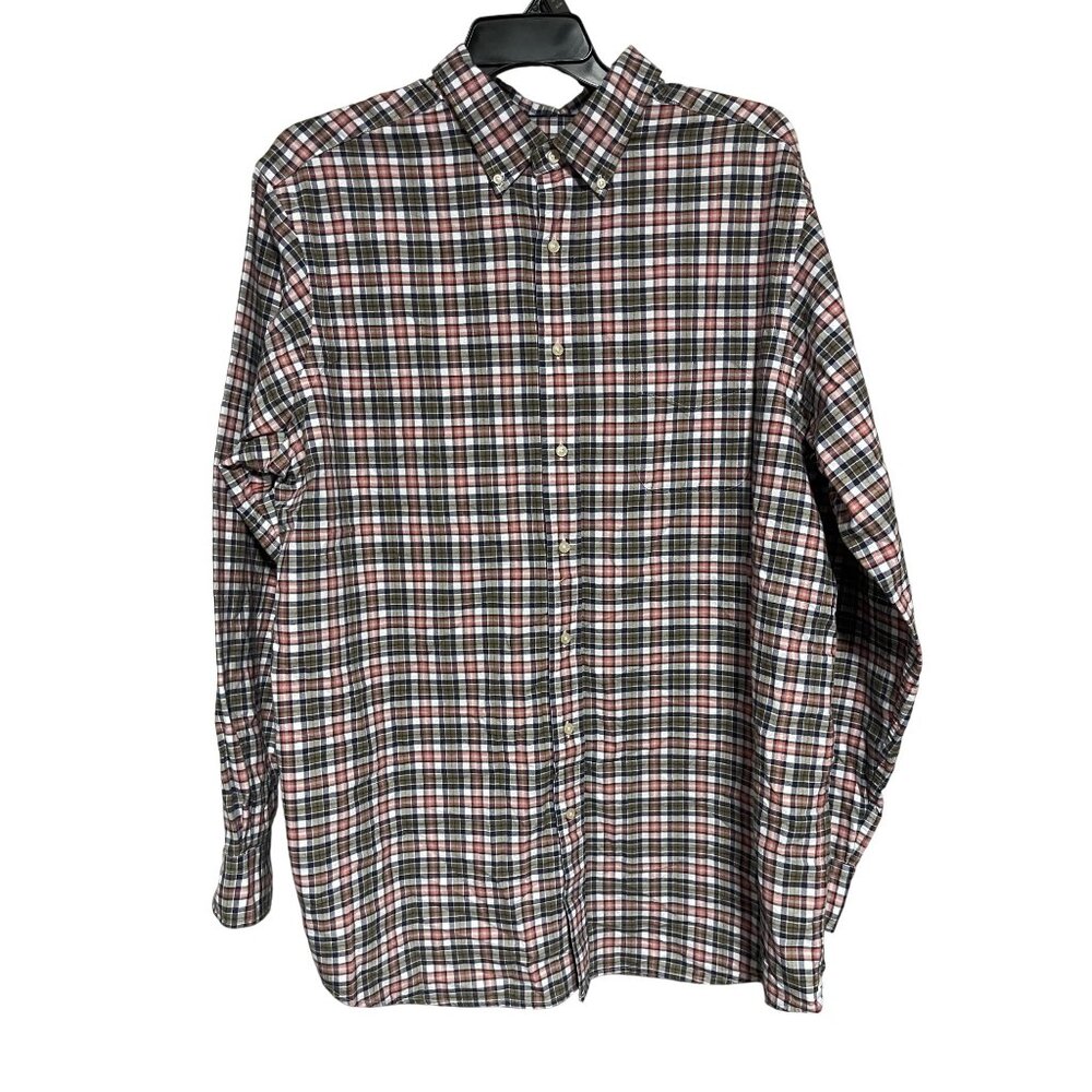 Cremieux Classics Plaid Shirt Mens Size 2XLT Cotton Long Sleeve Multicolor